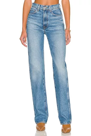 GRLFRND Sara Super High Rise Slim Straight in