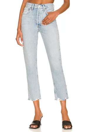 AGOLDE Riley High Rise Straight Crop in