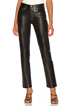 AGOLDE Recycled Leather Lyle Low Rise Slim in
