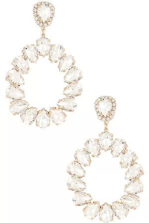 Ettika Ring It in Earrings in - Metallic Gold. Size all.
