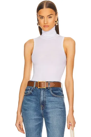 Helsa Turtleneck Tank in 2nd Skin Jersey in