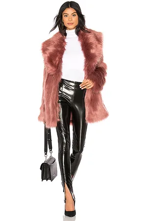 Unreal Fur Premium Rose Faux Fur Jacket in