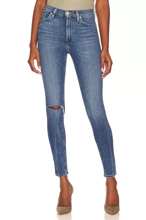 Hudson Donna Barbara High Rise Super Skinny Ankle in - Blue. Size 28 (also in 31).