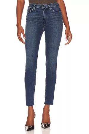 Hudson Donna Barbara High Rise Super Skinny Ankle in - Blue. Size 26 (also in 27).