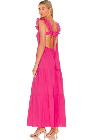 SNDYS X REVOLVE Peaches Linen Dress in