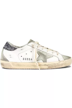 Golden Goose Superstar Sneaker in White Ice & Grey