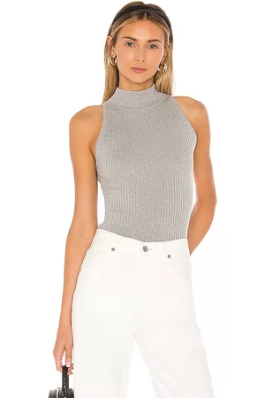 AUTUMN CASHMERE Rib Mock Halter in
