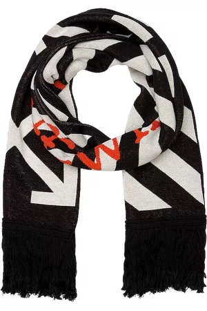 OFF-WHITE Arrow Scarf in - Black. Size all.