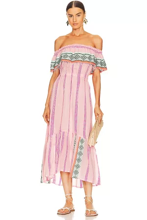 Lemlem Donna Vestiti da spiaggia - Rosa Beach Dress in - Pink. Size L (also in S, XS, M).