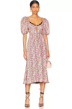 For Love & Lemons Isadora Midi Dress in