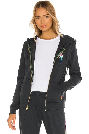 AVIATOR NATION Bolt Zip Hoodie in