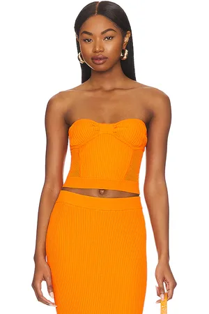 Central Park West Sage Strapless Top in