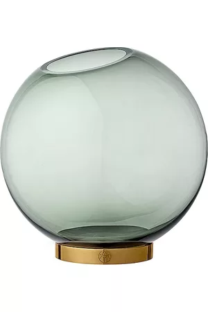 AYTM Large Globe Vase with Stand in . Size all.