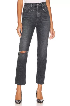 Hudson Donna Holly High Rise Straight in - Black. Size 26 (also in 29).