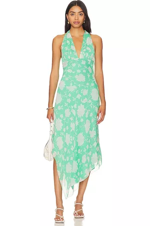 House of Harlow Donna Vestiti midi - X REVOLVE Ingrid Midi Dress in - Green. Size L (also in XXS, XS, S, M, XL).