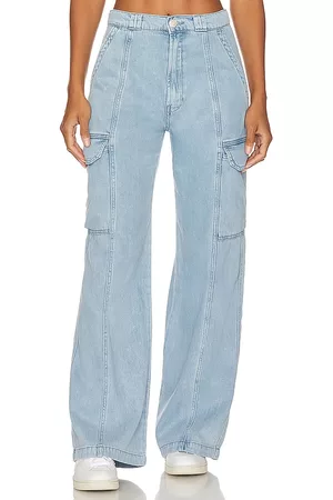 Hudson Donna Jeans a zampa & bootcut - High Rise Wide Leg Cargo in - Blue. Size 23 (also in 24, 25, 26, 27, 28, 29, 30, 31, 32, 33, 34).