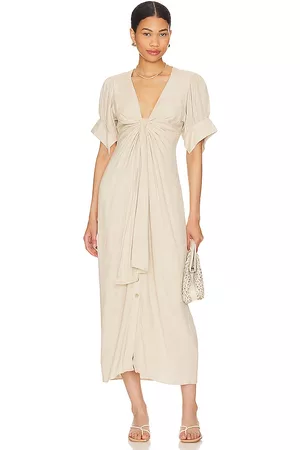 Free People Donna Vestiti midi - Vintage Summer Midi Dress in - Beige. Size L (also in XS, S, M, XL).
