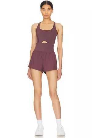 Free People Donna Sport & Swimwear - X Fp Movement Righteous Runsie in - Mauve. Size L (also in XS, S, M).