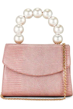 Olga Berg Peta Pearl Handle Bag in