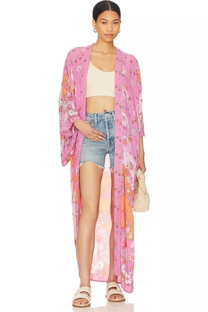 Free People Donna Kimono - X Intimately FP Hidden Hills Maxi Kimono in - Pink. Size all.