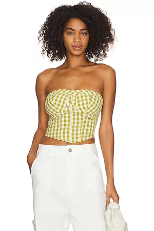 Free People Donna Camicie - Leilani Tube Top in - Green. Size L (also in S, XS, M, XL).
