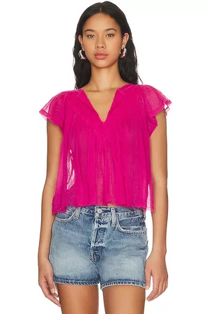 Free People Donna Camicie - Padma Top in - Pink. Size L (also in S, XS, M, XL).