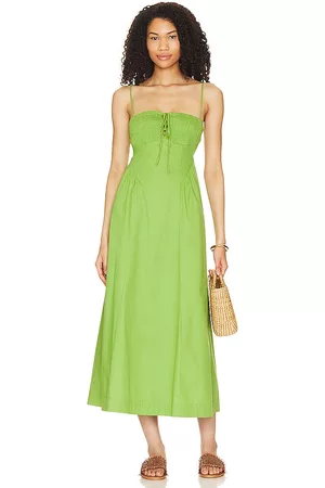 Free People Donna Vestiti midi - Fifi Midi Dress in - Green. Size L (also in XS, S, XL, M).