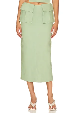 Camila Coelho Rousseau Midi Skirt in
