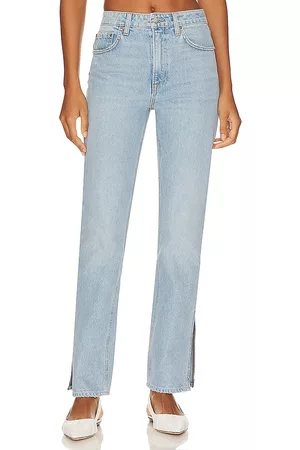 GRLFRND Harlow Petite High Rise Boot With Slit Hem in