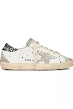 Golden Goose Super-Star Sneaker in White Ice & Grey