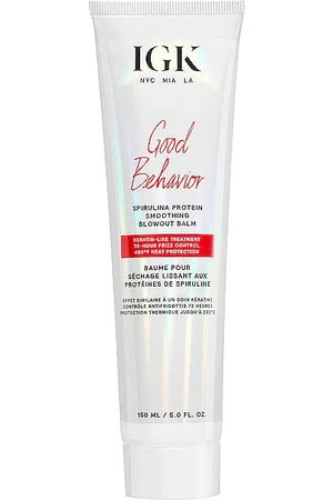 IGK Good Behavior Spirulina Protein Smoothing Blowout Balm in /A