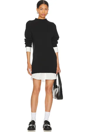 Central Park West Sutton Sweater Shirting Dress in