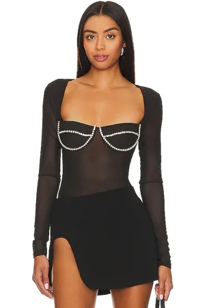 Bardot Carter Diamante Bodysuit in