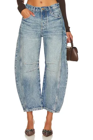 Free People X We The Free Good Luck Mid Rise Barrel in