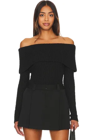 Central Park West Gwyneth Off-shoulder Sweater in