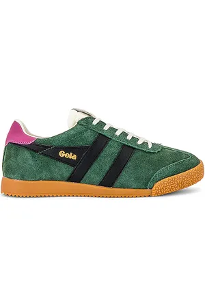 Gola Elan Sneaker in Evergreen Black & Fuchsia