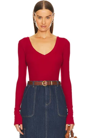 Bobi Long Sleeve Scoop Neck Tee in