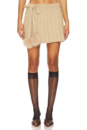LOBA Nili Pleated Wrap Skirt in
