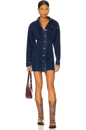 Free People Amber Denim Dress in