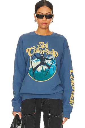 Junk Food Ski Colorado Crew in Indigo Blue in