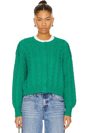 525 America Brooke Allover Cable Cardigan in