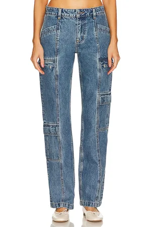 GRLFRND Naomi Low Rise Slim Cargo in