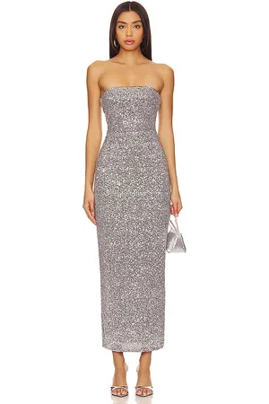 Camila Coelho Atiena Sequin Midi Dress in