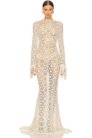 Bronx and Banco Maia Fringe Gown in