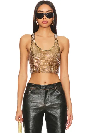 CULTNAKED Choco Stardust Crop Top in