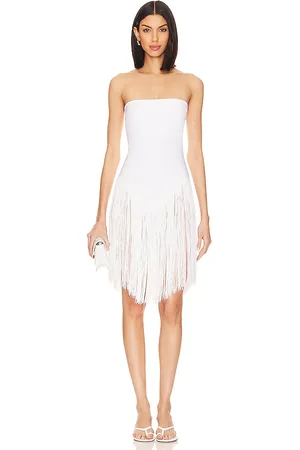 Norma Kamali X REVOLVE Fringe Dress in