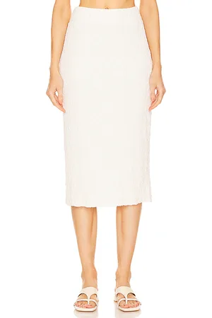 Vince Smocked Skirt in