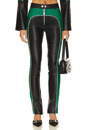 Camila Coelho Biker Leather Pants in