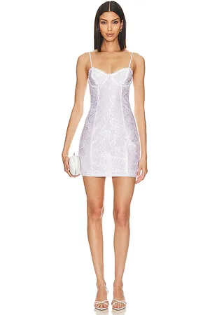 For Love & Lemons Lindy Lace Mini Dress in