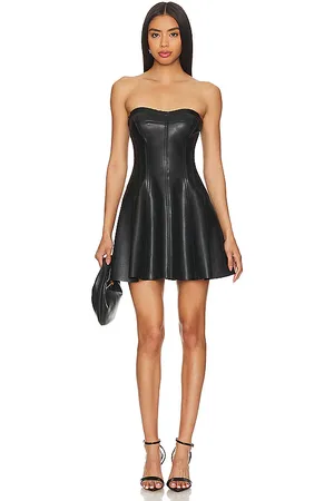 Norma Kamali Strapless Grace Mini Dress in